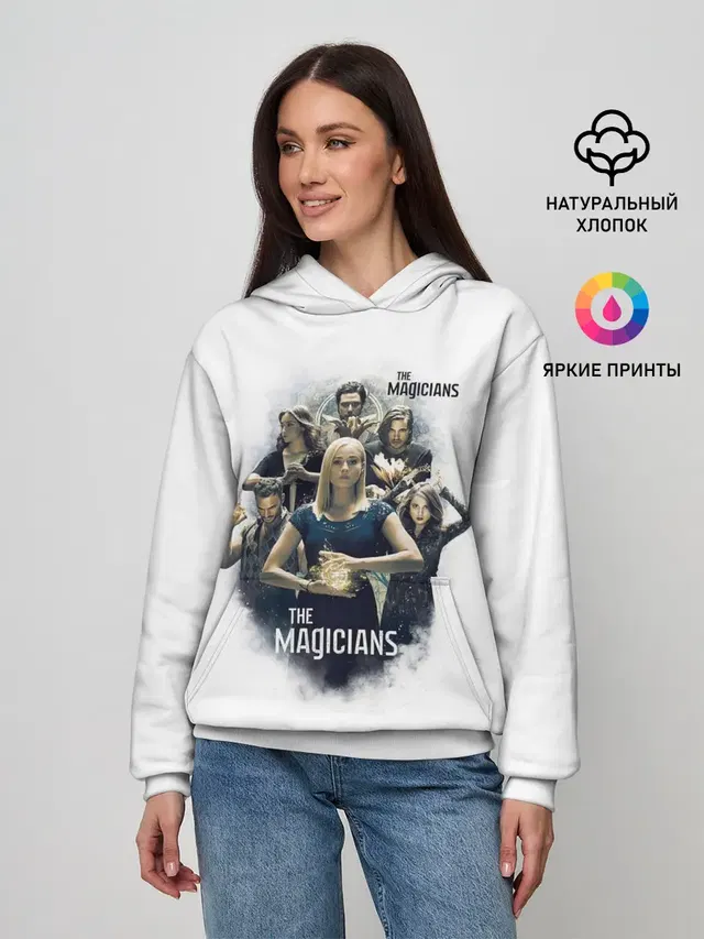 Женское худи с принтом «Разное — The Magicans»