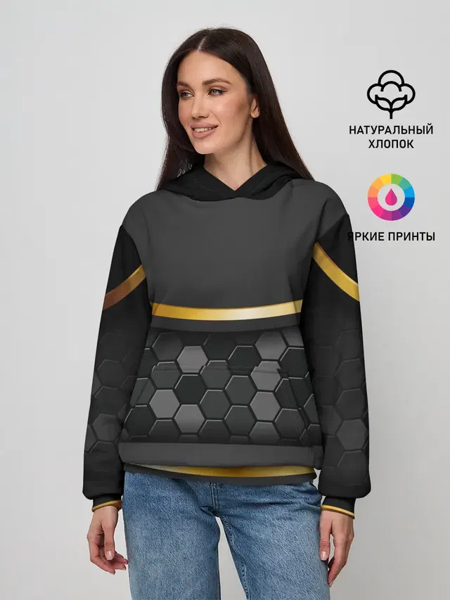 3D ТЕМНАЯ БРОНЯ С ЗОЛОТОМ