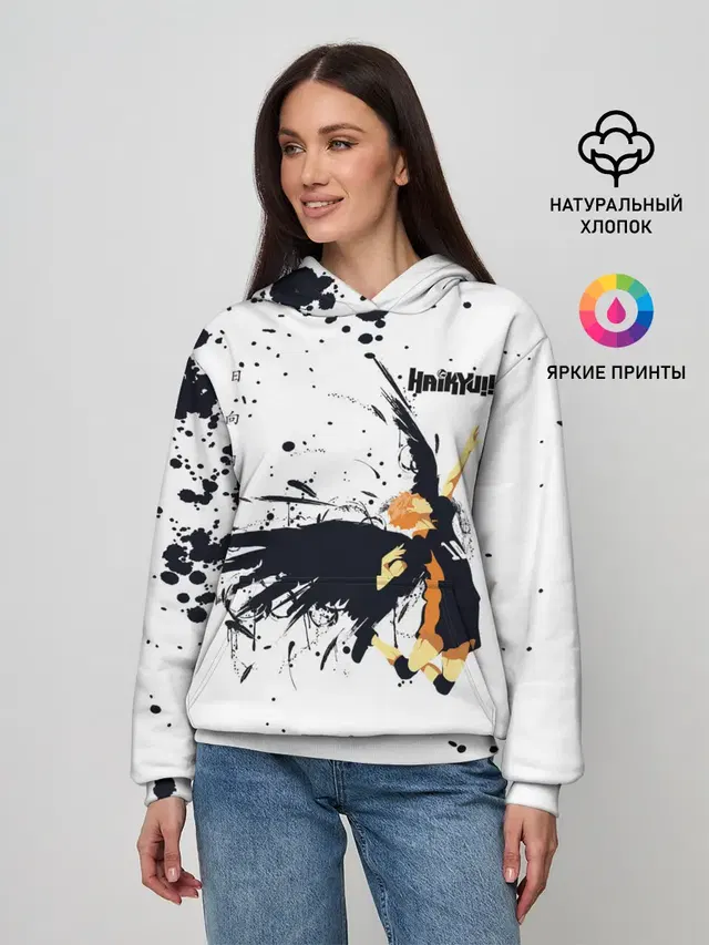 Шоё Хината с крыльями Haikyuu!!