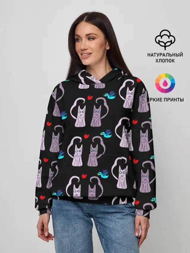 Фиолетовые котики