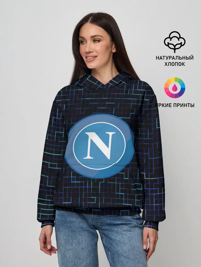 Женское худи с принтом «Napoli»