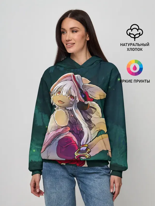 Женское худи с принтом «Nanachi»