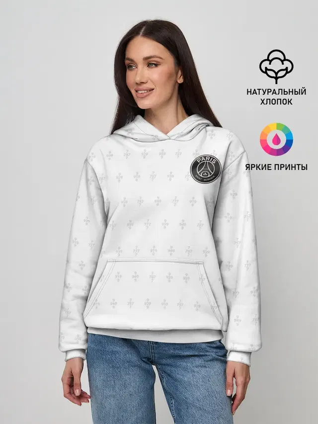 Женское худи с принтом «ПСЖ — Training Top»