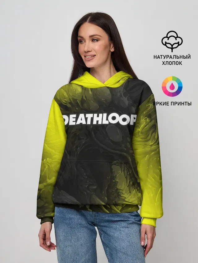 Женское худи с принтом «Deathloop - Hyperbeast»