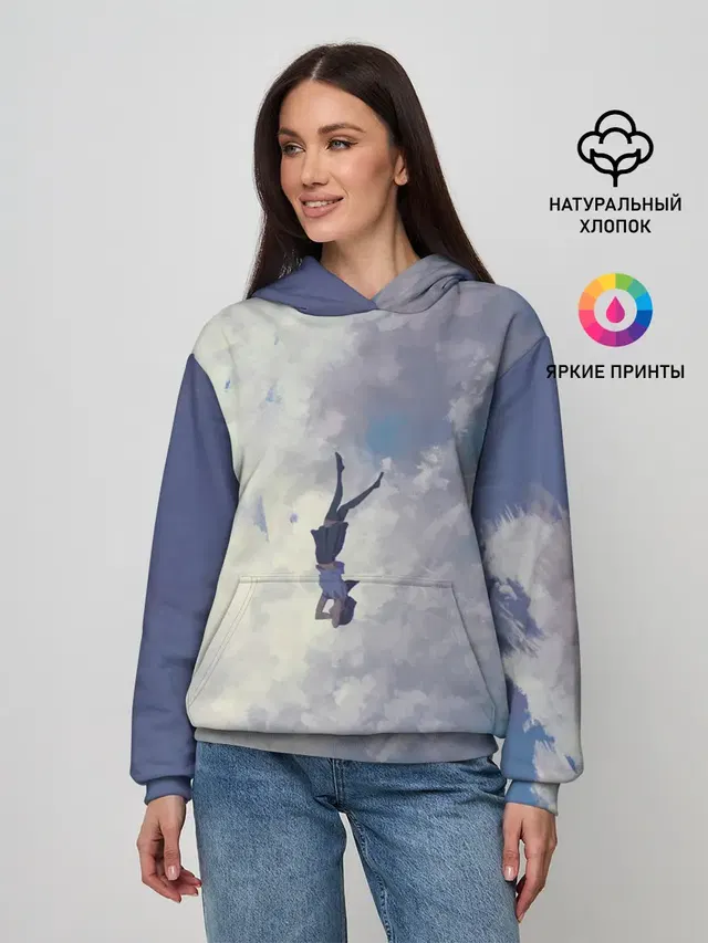 Летящая девушка