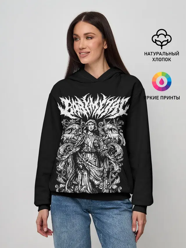 Женское худи с принтом «BabyMetal Art»
