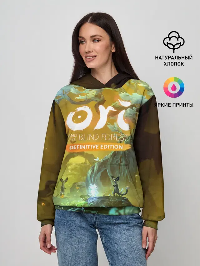 Женское худи с принтом «Ori»