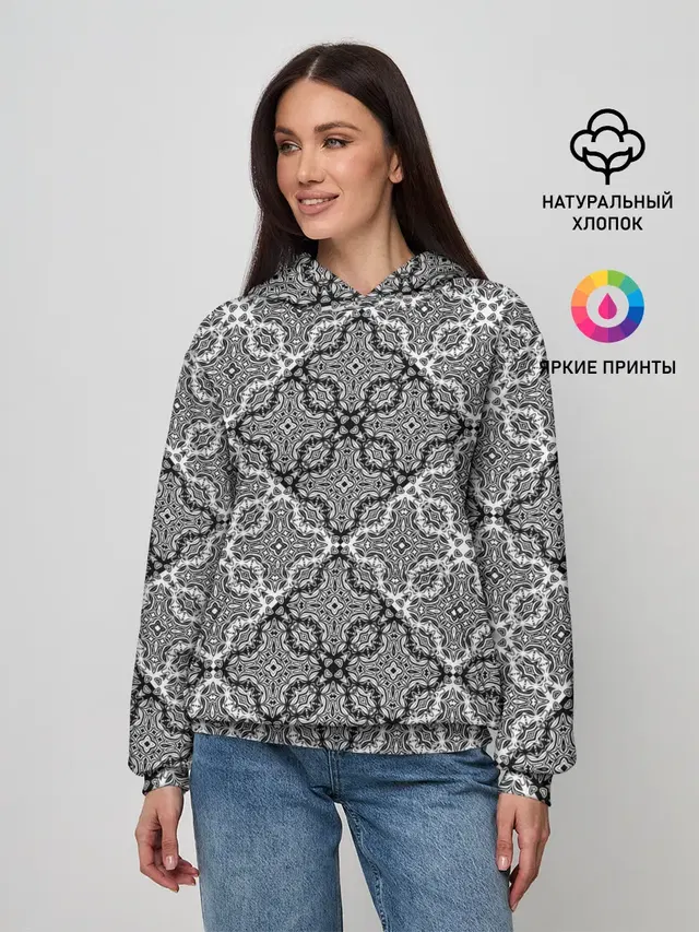 Черно-белый орнамент