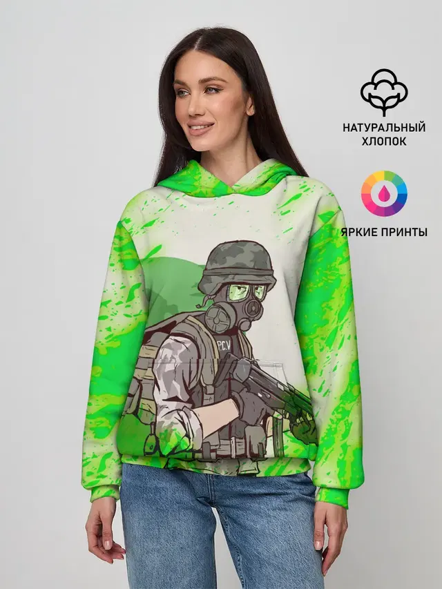Женское худи с принтом «Opposing Force HL»