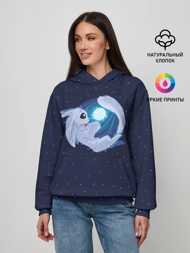 Женское худи с принтом «Ори — Ori»