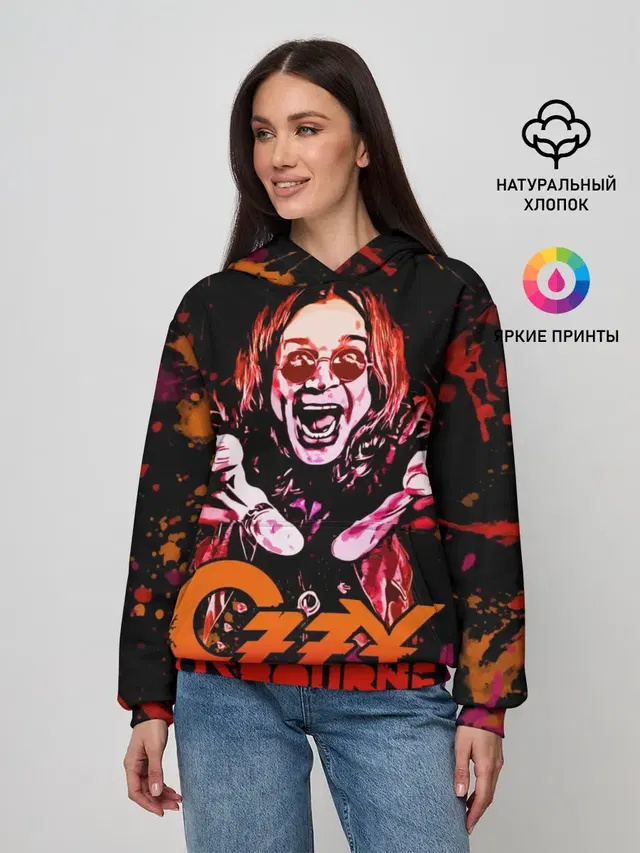 Женское худи с принтом «Ozzy Osbourne»