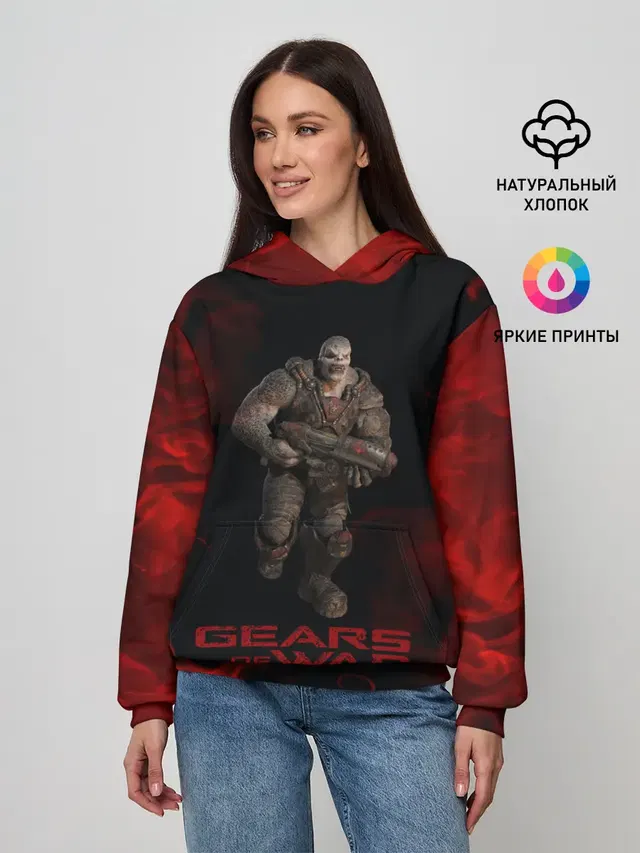 Женское худи с принтом «GoW — NPC»