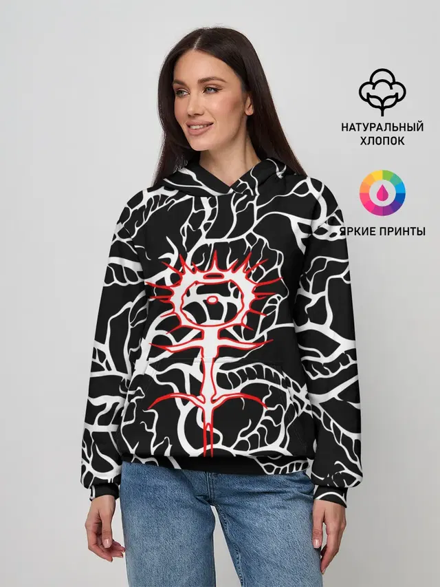 Женское худи с принтом «GHOSTEMANE»