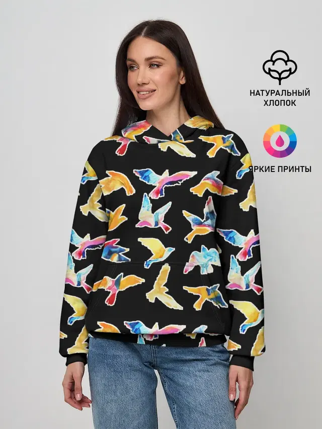 акварельные птицы