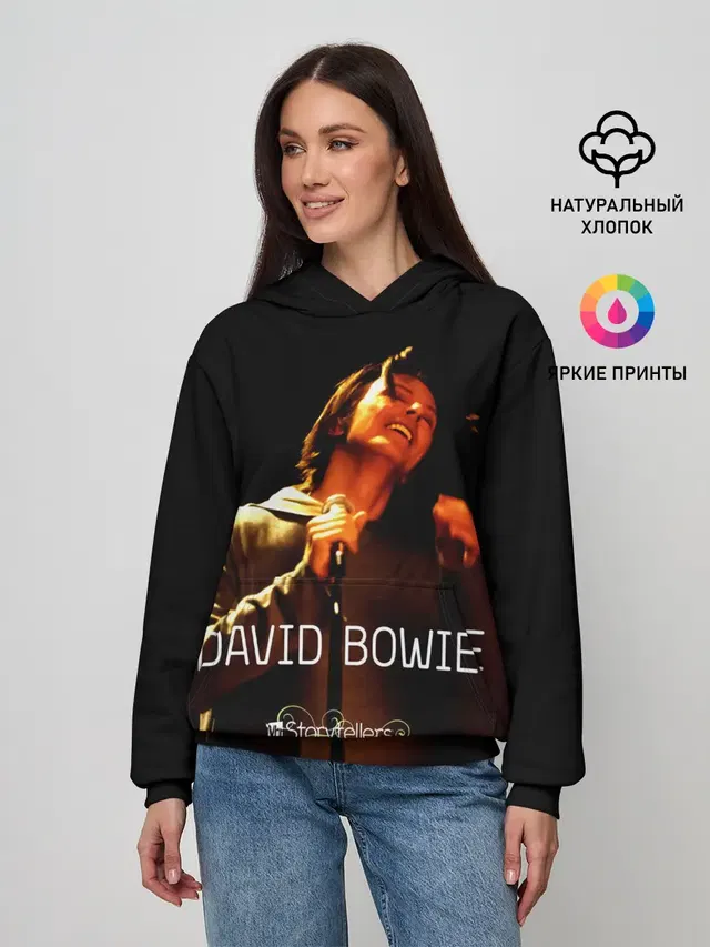 Женское худи с принтом «VH1 Storytellers - David Bowie»