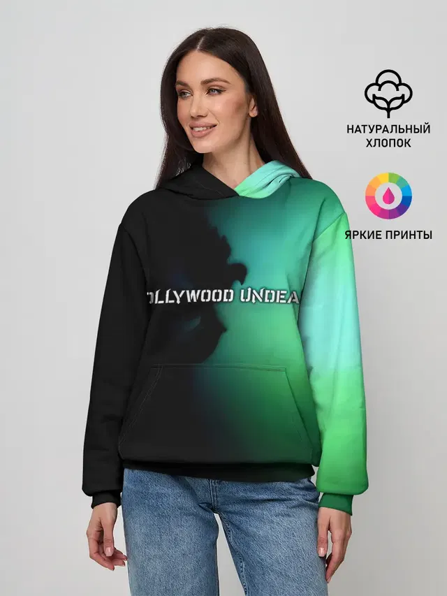 Женское худи с принтом «Hollywood Undead — Swan Songs B-Sides EP - Hollywood Undead»