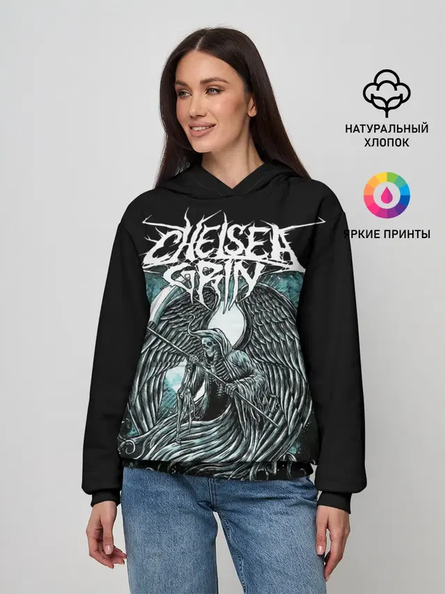 Женское худи с принтом «Chelsea Grin, Self Inflicted»