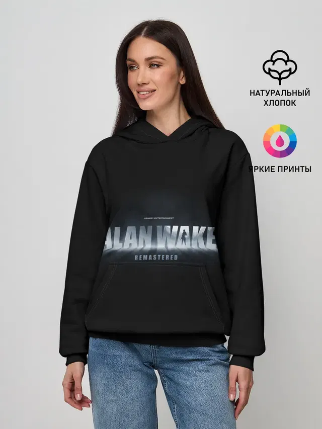 Женское худи с принтом «AW Remake»