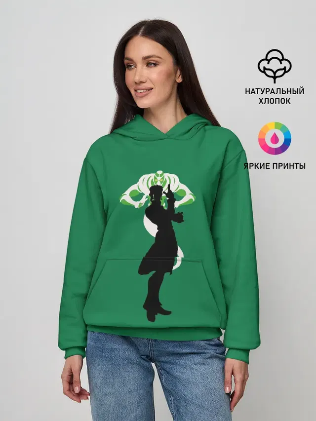 Женское худи с принтом «ДжоДжо — Kakyoin. Jo Jo»