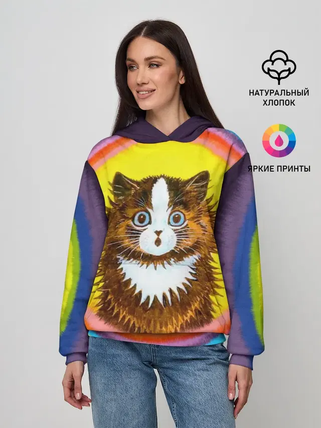 Радужный кот Луиса Уэйна
