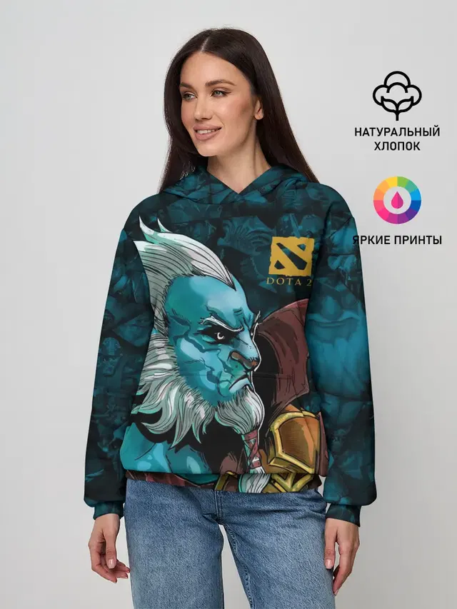Женское худи с принтом «Фантом Лансер, DOTA 2»