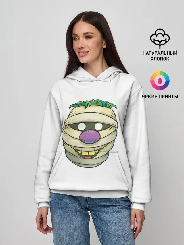 улыбающейся голова мумии