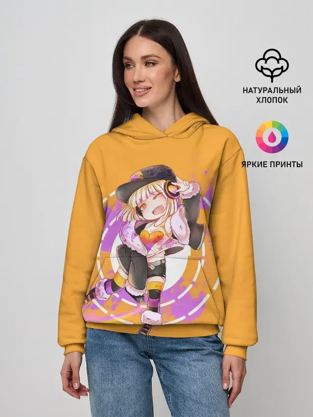 Женское худи с принтом «Gacha Club — DJ Daisy»