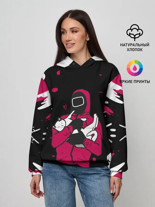 Игра в кальмара x Кот,
