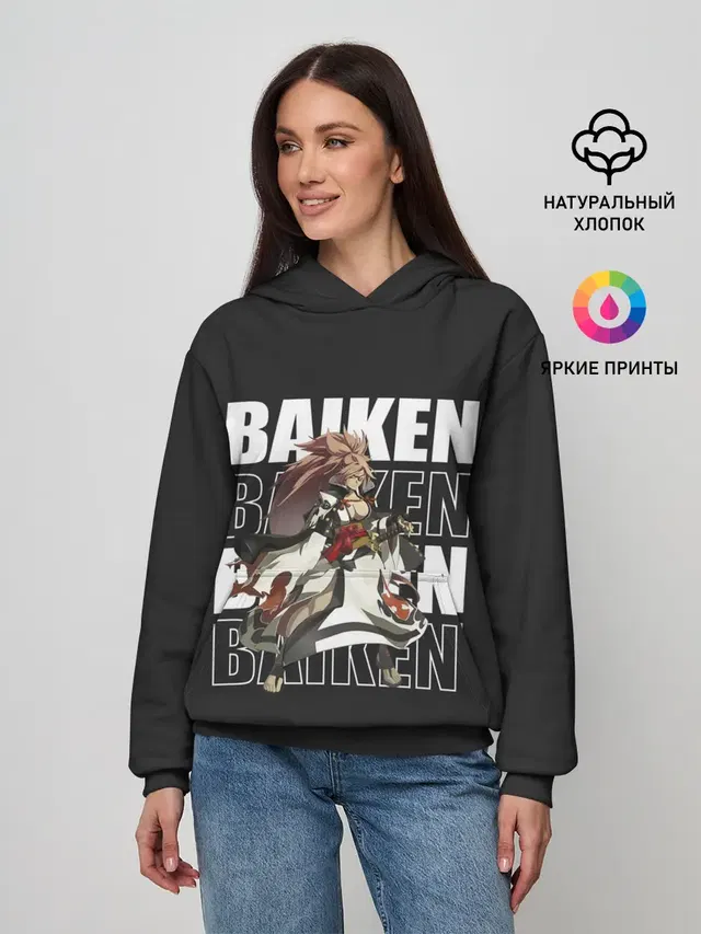 Женское худи с принтом «Baiken»