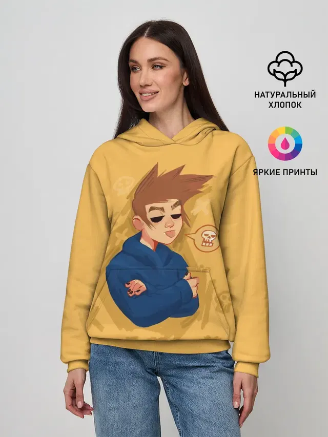 Женское худи с принтом «Eddsworld — Tom EDDSWORLD»