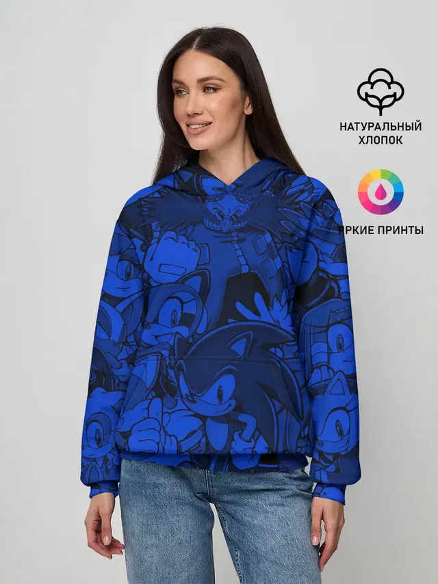 SONIC BLUE PATTERN | СИНИЙ ЁЖ