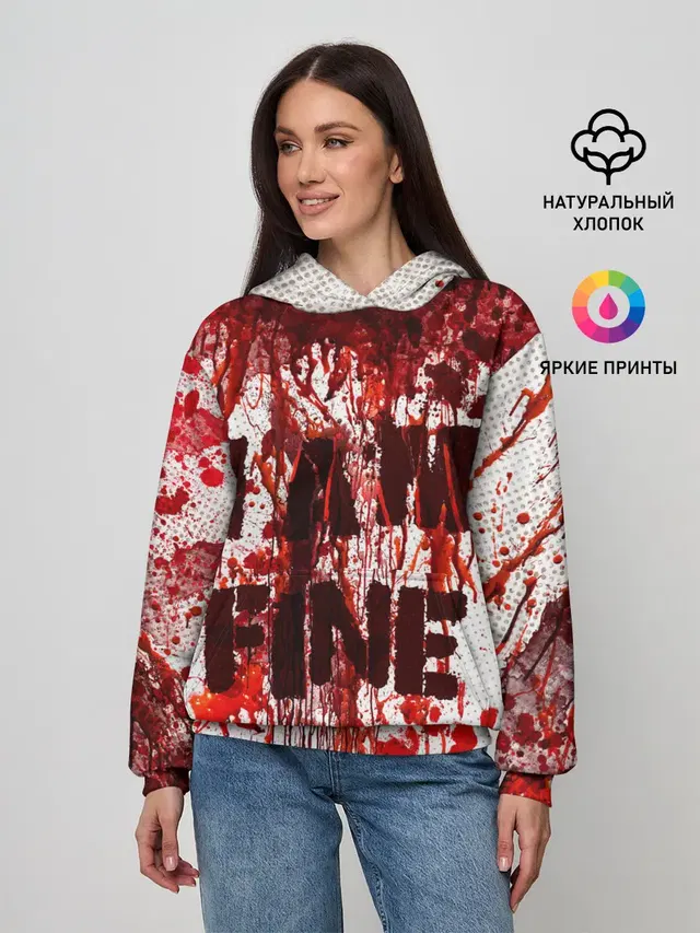 Женское худи с принтом «I АM Fine»