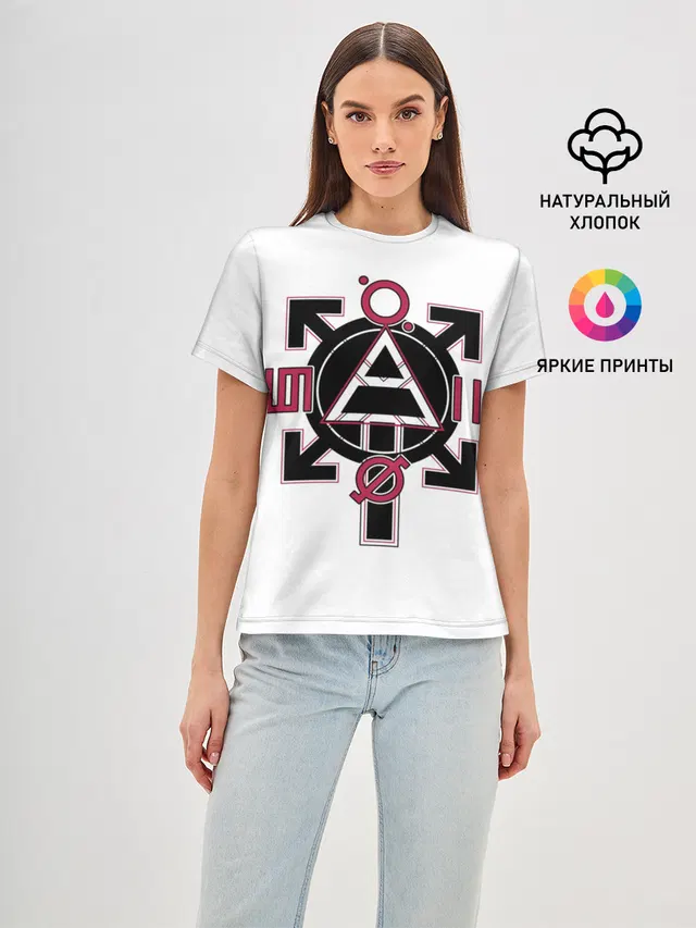 Женская базовая футболка с принтом «30 STM»