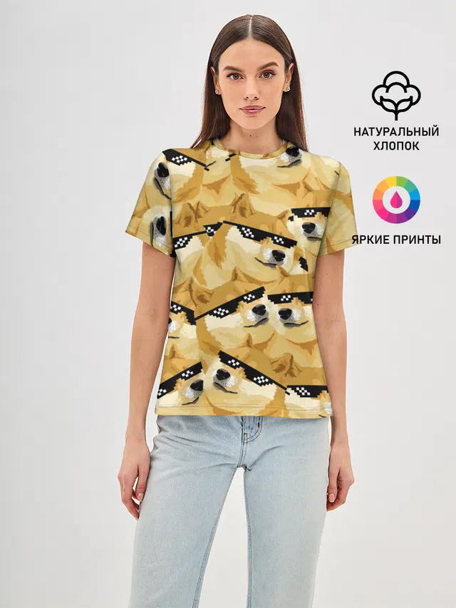 Doge мем в deal with it очках