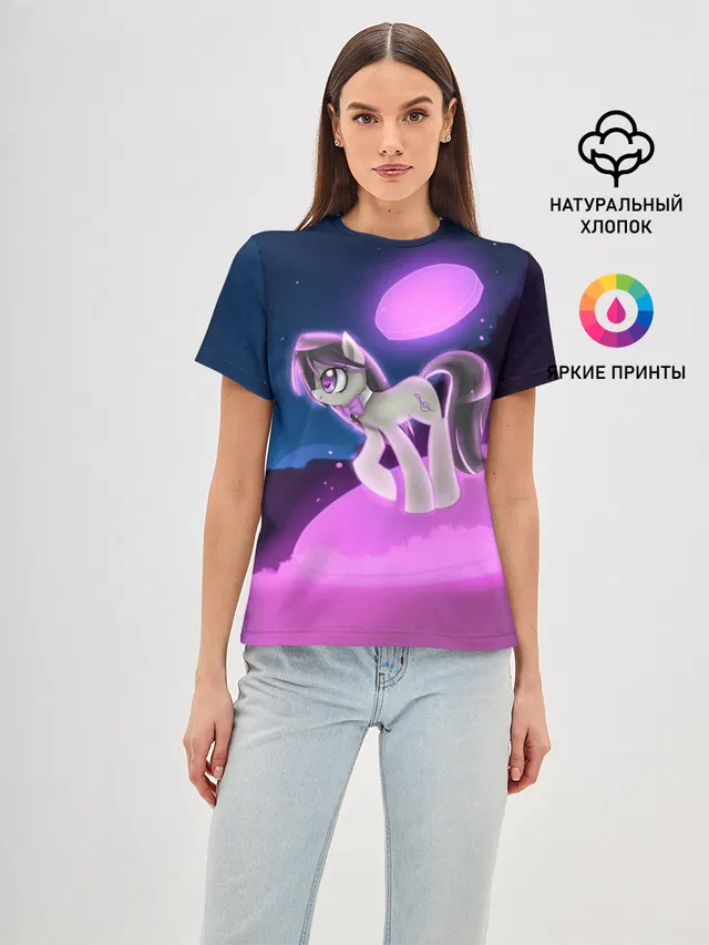 Женская базовая футболка с принтом «My Little Pony»