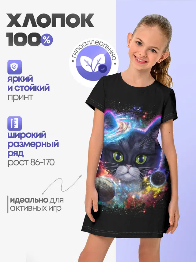 Космический котик и планеты