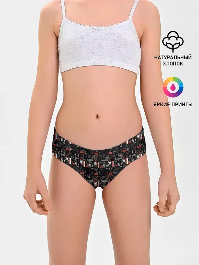 Трусы для девочек с принтом «Twenty One Pilots»