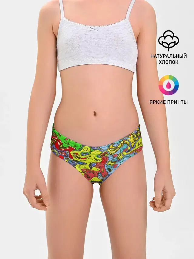 Трусы для девочек с принтом «Multicolored»