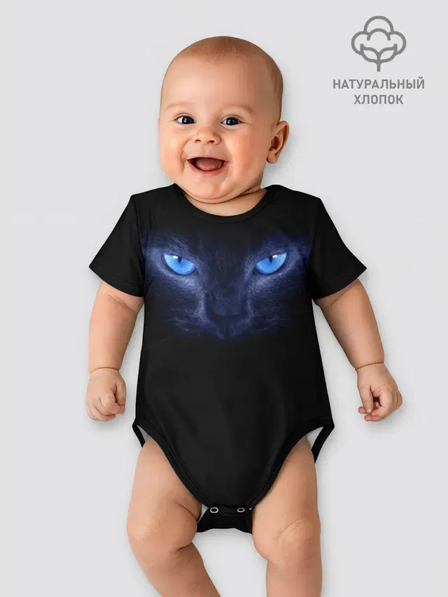 Кошка с голубыми глазами