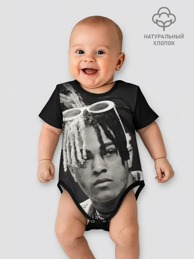 Детское боди с принтом «XXXtentacion — XXXTENTANCION»
