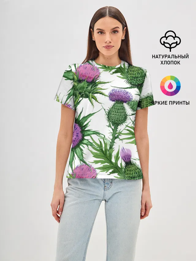 Цветок репейника