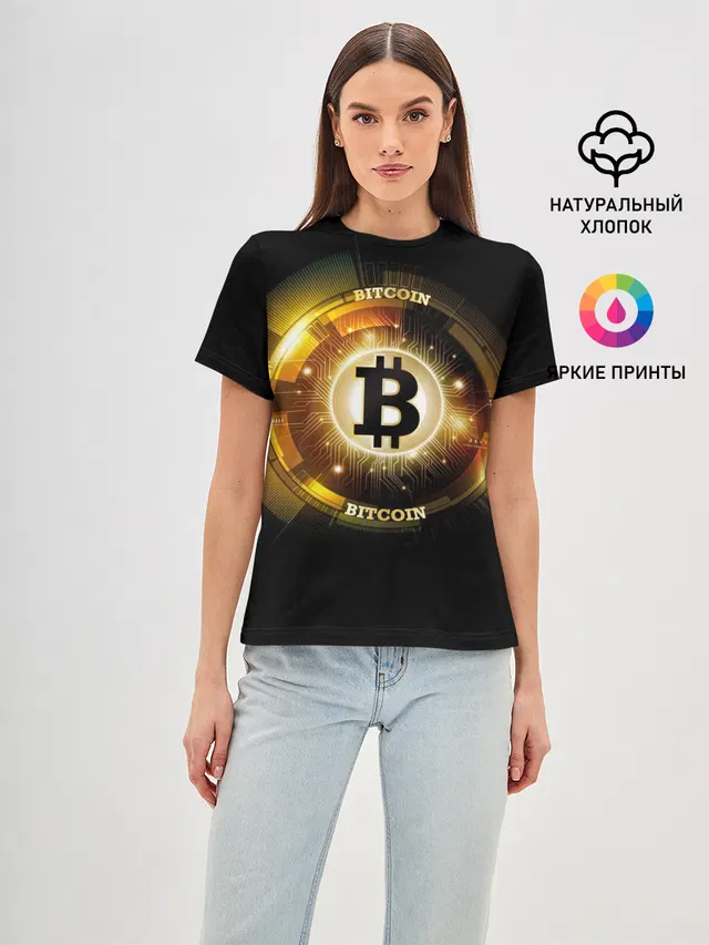 Золотой биткоин