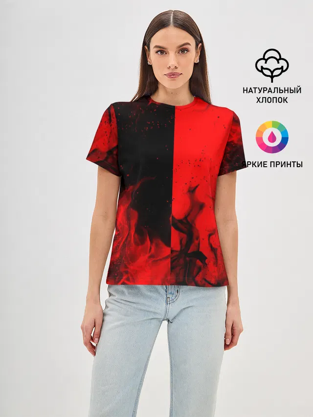 BLACK RED FIRE