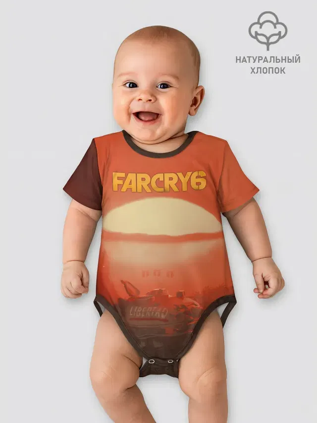 Детское боди с принтом «Far Cry — Far Cry 6 - Libertad»