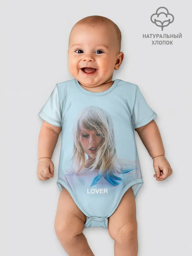 Детское боди с принтом «Taylor Swift — TS Lover»