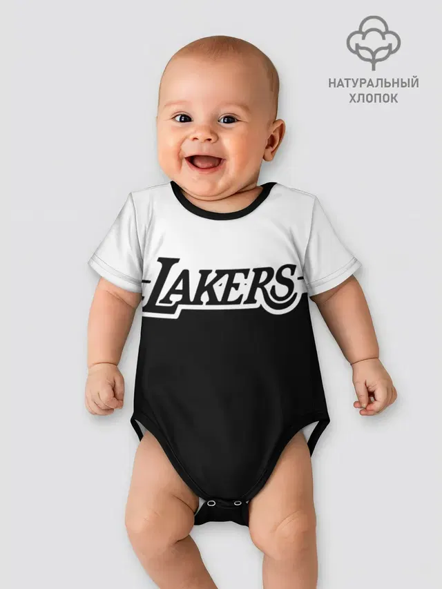 Детское боди с принтом «Лейкерс — Kobe Bryant - Los Angeles Lakers.»