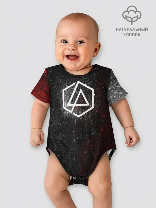 Детское боди с принтом «Linkin Park — Linkin Park Logo»