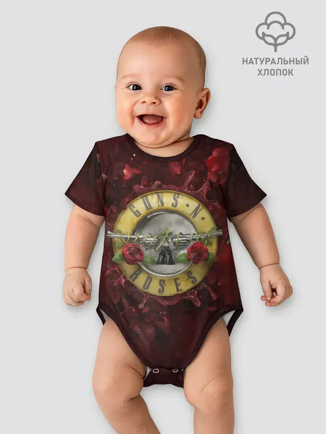 Лого GNR в розах
