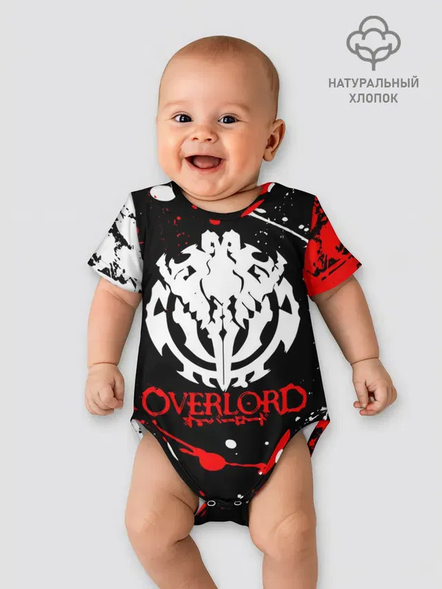 Детское боди с принтом «Overlord — OVERLORD | оверлорд.»