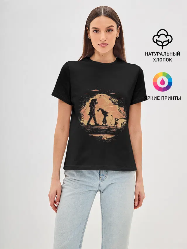 Женская базовая футболка с принтом «Разочарование — Disenchantment»